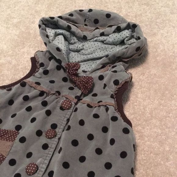 Girls Vest Jacket with Hood Toddler Fall/Spring 3T - Picture 11 of 11